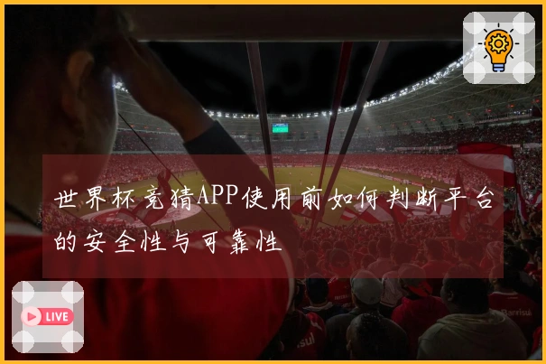 世界杯竞猜APP使用前如何判断平台的安全性与可靠性