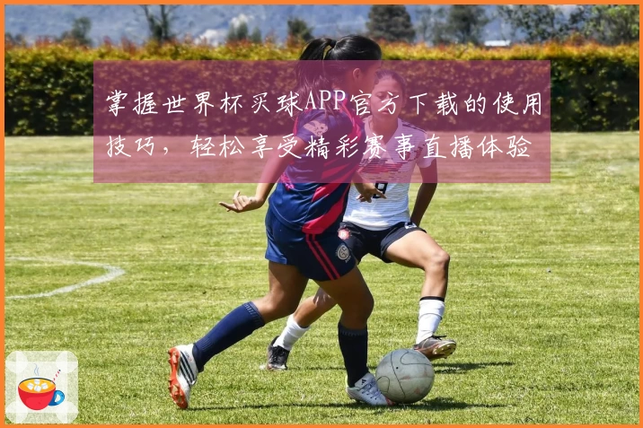 掌握世界杯买球APP官方下载的使用技巧,轻松享受精彩赛事直播体验